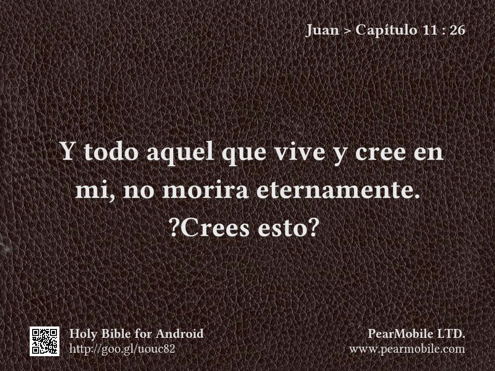 Juan, Capítulo 11:26